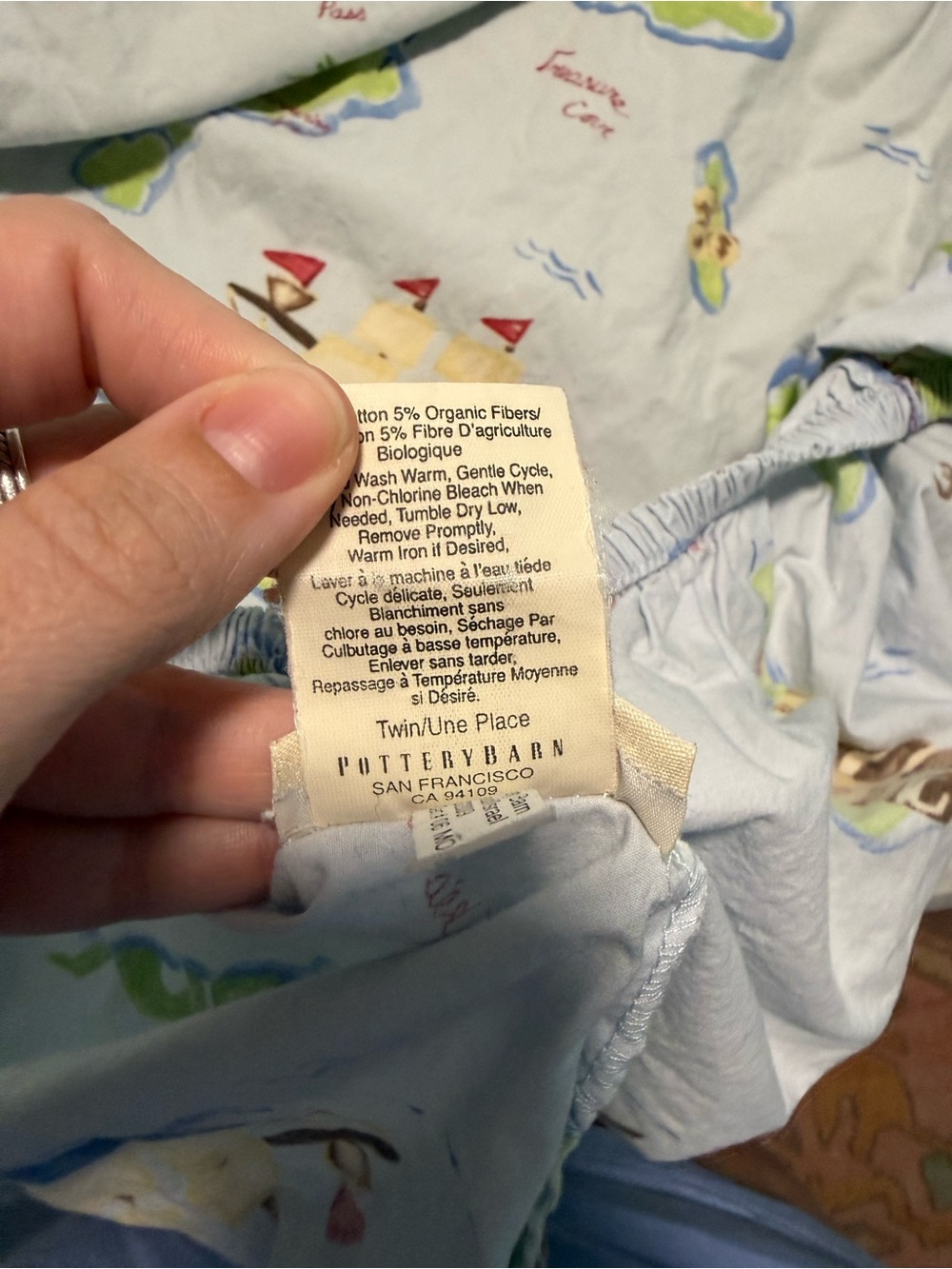 Pottery Barn Treasure Cove sheet - Picture 3 of 3
